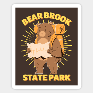 Bear Brook State Park Camping Bear Magnet